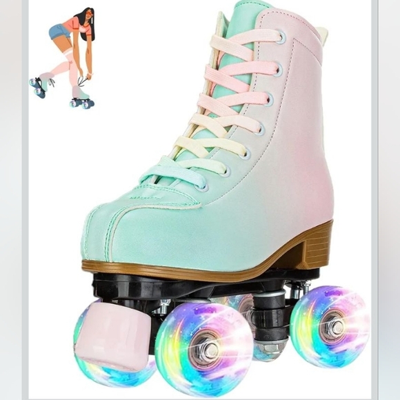 Roller Skates With Lights For Girls💖 - Picture 7 of 7